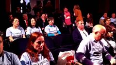 Una protesta pac�fica