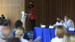 Candia, durante la intervenci�n en el comit� de este martes