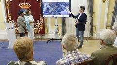 Presentacin del proyecto del saneamiento rural en el Concello, el pasado mes de julio.