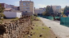 Imagen de la parte del muro cuyo derribo esta a punto de completarse