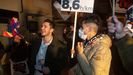 Miembros de la agrupaci�n  Soria �Ya!  celebran en la sede de su formaci�n en la capital soriana, los resultados conseguidos en las elecciones de Castilla y Le�n 