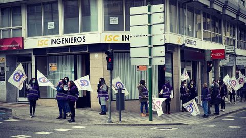 Concentracin convocada por la CIG en Carballo