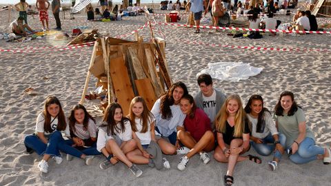 San Juan en las playas de A Coru�a 