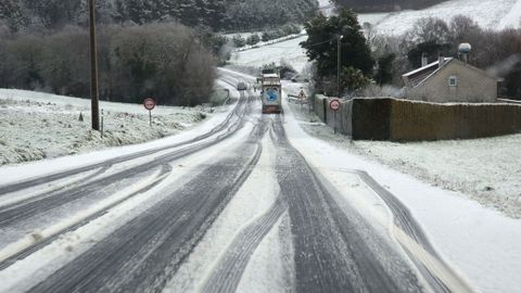 Nieve en Cerceda