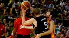 Espa�a se pase ante Alemania en Baloncesto