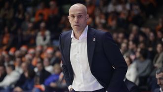 Carles Marco, en el duelo contra el Club Ourense Baloncesto.