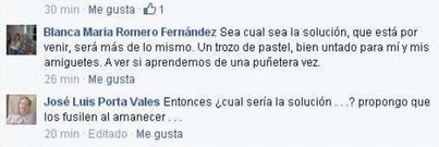 Una de las capturas aportadas en el juzgado de Betanzos.