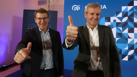 Feijoo y Rueda intervienen en la junta directiva del PPdeG