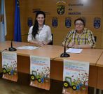 Roc�o Bello, de la empresa organizadora, y la edila M� del Mar G�mez.