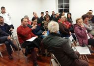 El sal�n de plenos se llena cada vez que se re�ne la corporaci�n.