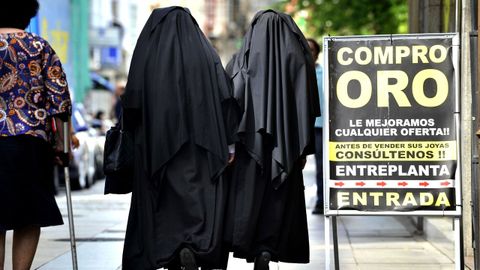 Imagen de archivo de una tienda de compra venta de oro