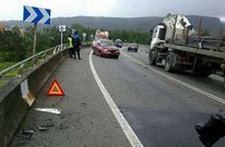 El �ltimo accidente en este punto ocurri� el jueves por la tarde y el coche implicado sufri� da�os.