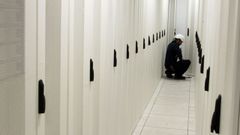 En la imagen, el centro de datos de la Xunta en el complejo del Gai�s