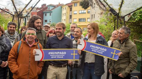 Covadonga Tomé y Daniel Ripa celebraron la decisión de la Comisión Europea sobre el peaje del Huerna.