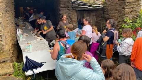 Un aspecto de una edición anterior de la Festa da Cantarela, celebrada en la localidad de Paderne