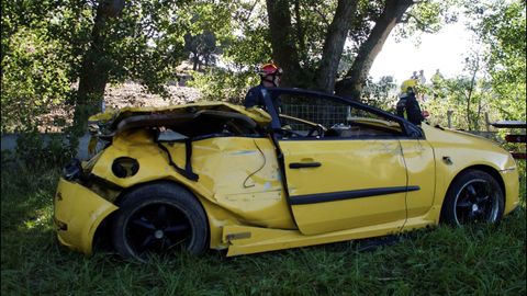 Estado en el que qued� el veh�culo