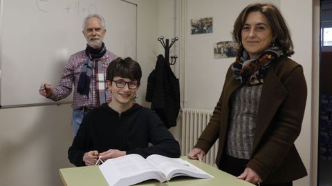 De izquierda a derecha: Benjamn Maca, Martn Padrn y Victoria Linares