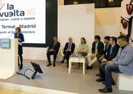 Nava Castro destac� la singularidad de la meta en el mirador de O �zaro. 