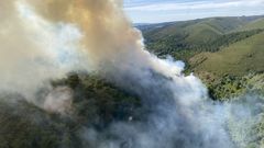 Incendio declarado en la tarde del domingo en A Ferrer�a de O Incio
