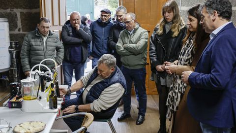 Visita de la conseller�a de Medio Rural a las instalaciones de Alma Meiga