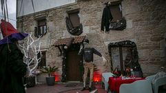 Casas adornadas de Halloween en Barbanza