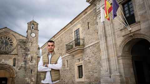 Pablo Corbelle, cabeza de lista de Contamos en el municipio de Meira.