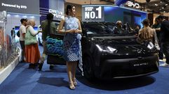 Un modelo de la marca china BYD