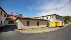 Parte trasera de la residencia de mayores de Ortigueira