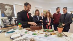 El conselleiro de Educacin, Romn Rodrguez, en el IES de Foz