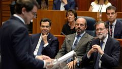 Alfonso Fernndez Maueco estuvo arropado en su toma de posesin, entre otros, por el expresidente del Gobierno Mariano Rajoy