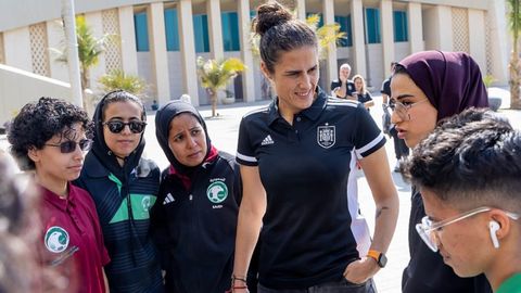 Montse Tom� inicia la formaci�n de la RFEF a mujeres entrenadoras en Arabia Saud�