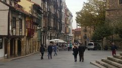 Calle peatonal en el centro de Avil�s