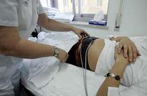 El servicio hace la prueba basal a una mujer en las �ltimas semanas del embarazo