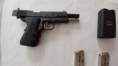 La pistola que utliz� el alban�s para amenazar a dos personas en A Coru�a