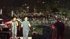 El palco del Umia, que se recuper el pasado ao para las fiestas de Caldas, no se podr usar este agosto