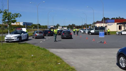 Control de alcoholemia realizado por la Guardia Civil
