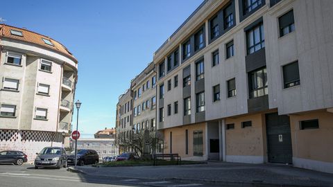 Foto de archivo de la calle Xohana Torres de Ribeira