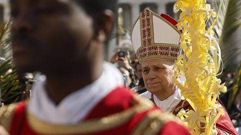 Le�n XIV, este domingo de Ramos