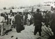 P�blico en la Feira do Vi�o de Chantada de 1991