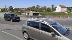 Rotonda de Basanta, el lugar m�s conflictivo.�La gran rotonda que permite el enlace con la autopista registr� en 2023 veinte accidentes.