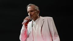 Miguel Bos�, en julio del 2025 en un concierto en A Coru�a