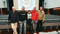 Alg�ns dos membros do Club reunidos este m�rcores no auditorio