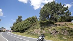 Extremo inferior del PERI-1 en A Carabuxeira, en Sanxenxo