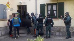 La Guardia Civil, en un operativo en Asturias