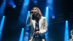 Bobby Gillespie durante la actuacin que Primal Scream ofreci en el festival Noroeste del ao 2023.