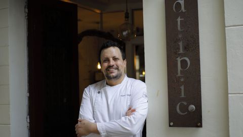 Miguel Vzquez, cocinero de Atpico