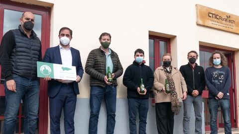 Cinco llagares  de Sidra de Asturias DOP colaboran con CTIC en uno de los primeros casos de aplicaci�n de la tecnolog�a blockchain