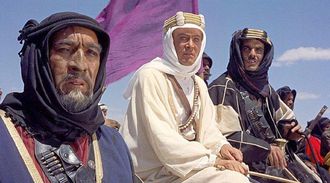 Anthony Quinn, Peter O'Toole y Omar Shariff en �Lawrence de Arabia�