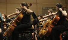 La Orquesta Joven tambi�n interpret� una pieza de Shostak�vich. 