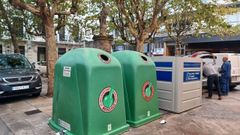 Nuevos contenedores en la plaza de San Andr�s